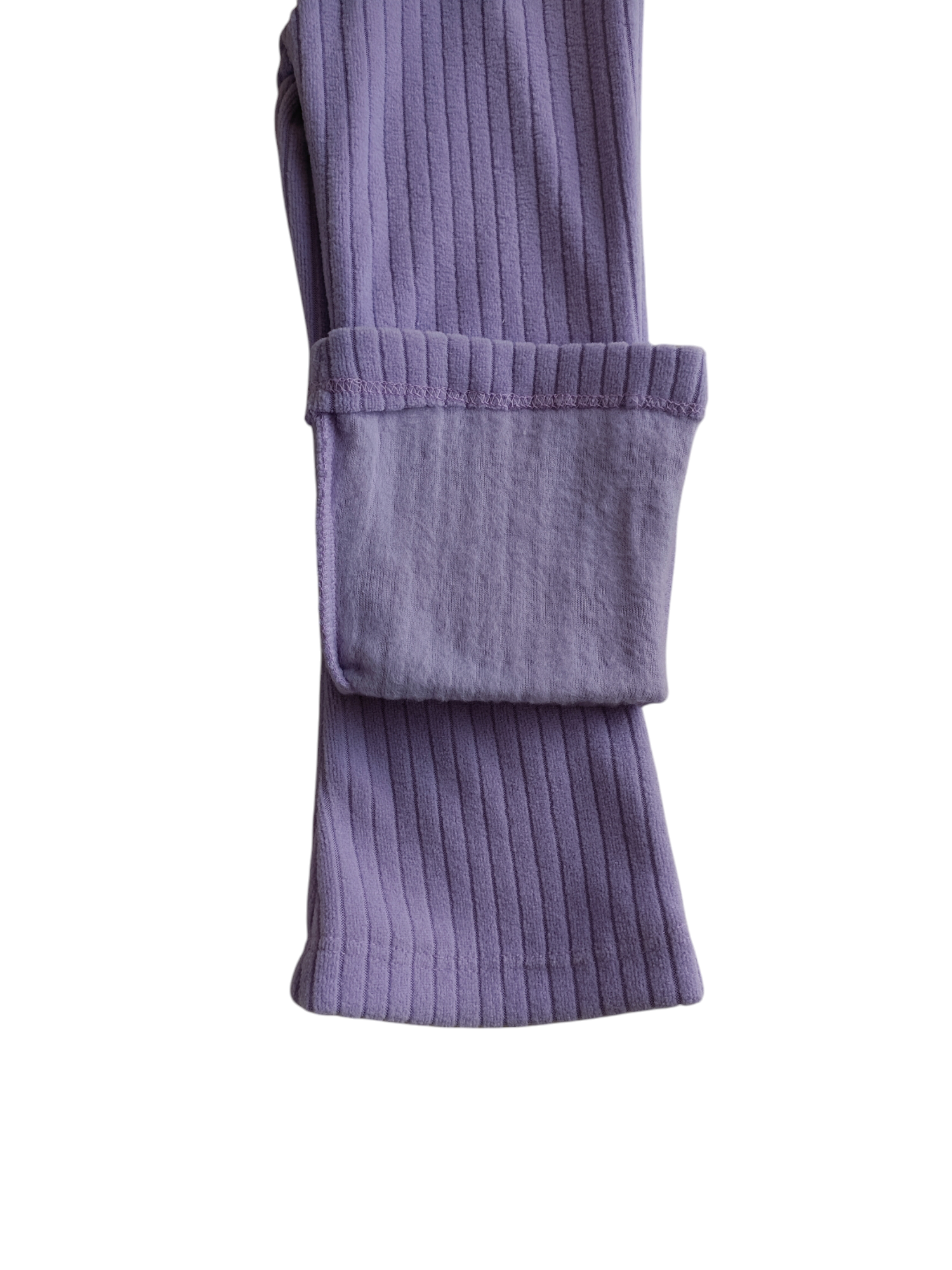 Purple Flare Fleece Pants